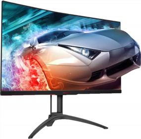 img 4 attached to 🖥️ AOC Agon AG322QCX: Immersive 144Hz Curved Gaming Monitor