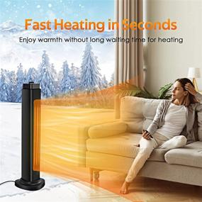 img 3 attached to Efficient And Convenient Large Room Heating With 1500W 4-Mode Electric Space Heater