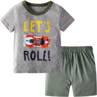 👕 stylish toddler boys' clothing sets for summer outfits logo