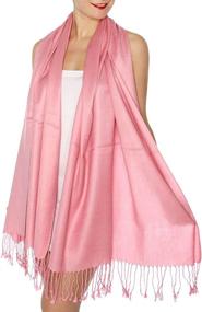 img 2 attached to 🧣 SERENITA Women's Pashmina Shawl - Wedding Accessories, Scarves, and Wraps