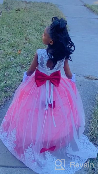 img 1 attached to Discover Stunning WDE Princess 👸 Girls Pageant Dresses for Your Little Girls review by Paul Walton