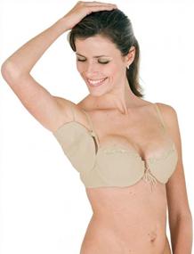 img 1 attached to Ready Dress Shields Snaps Onto Your Bra Straps – Convenient Underarm Protection