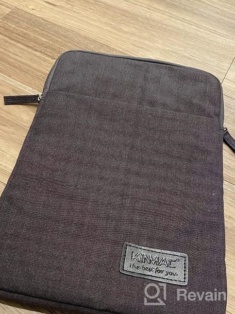 img 1 attached to Protect Your Laptop In Style With Kinmac Snow Black Waterproof Sleeve: 360 Degree Protection & Convenient Pocket (15"-15.6") review by Therealwesley Shaw