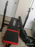 img 1 attached to Olympic Weight Bench With Rack, 330Lbs Adjustable Home Gym Workout Set For Full Body Exercise - Leg Developer, Preacher Curl & Bench Press review by Tyler Fountas