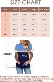 img 1 attached to Women'S Summer Tops - Stylish Casual Tees, Hoodies & Blouses In Trendy Tunics For Women (Cyan Grey X-Large)