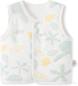 img 4 attached to Pureborn Lightweight Printed Waistcoat Animals Apparel & Accessories Baby Boys better for Clothing