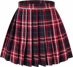 img 4 attached to Stunning High-Waisted Pleated Skirts For Women'S Cosplay Costumes By Beautifulfashionlife