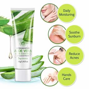 img 1 attached to Skymore Aloe Vera Set: Mask, Gel, And Cleanser For Hydrated, Soothed Skin - Perfect For Sunburn And Dry Skin Relief
