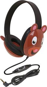 img 2 attached to Kid's Califone 2810-BE Bear Design Stereo Headphone: PC and Apple Compatible, Listening First TM
