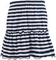 kid nation cotton ruffle scooter girls' clothing ~ skirts & skorts logo