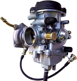 img 2 attached to 🔧 GLENPARTS Carburetor Replacement for Yamaha GRIZZLY 350 YFM350 2WD 4WD 2007-2011 Quad