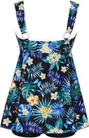 img 2 attached to DANIFY Tankini Swimdress Swimsuits Swimwear Women's Clothing via Swimsuits & Cover Ups