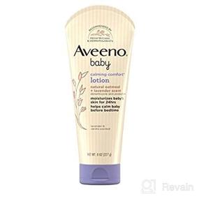 img 2 attached to AVEENO Baby Lavender &amp; Vanilla Calming Comfort Lotion 32 oz (Bulk Pack)