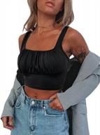 women's y2k sexy sleeveless backless crop tank top - abardsion milkmaid tops logo