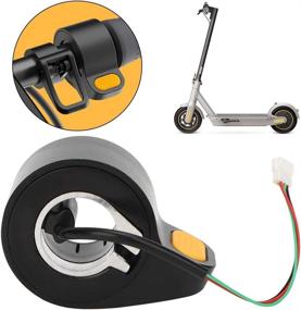 img 1 attached to Electric Scooter Throttle Speed Control Replacement Part Accessories for Ninebot MAX-G30 - Scooter Thumb Accelerator