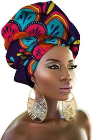 img 1 attached to Chien Multi Color Accessory Headband African Women's Accessories via Scarves & Wraps