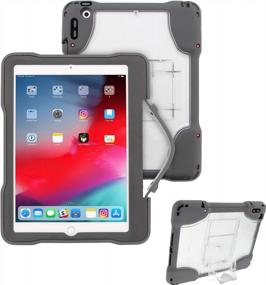 img 4 attached to Brenthaven Edge 360 Case: Durable Gray Protection For IPad 6Th Gen - Perfect For K-12 Students, Teachers And Kids