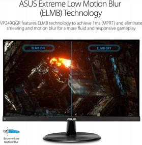 img 2 attached to ASUS VP249QGR Monitor FreeSync Extreme DisplayPort 23.8", 1920X1080P, 144Hz, Flicker Free, Adaptive Sync, Wall Mountable, Blue Light Filter, HD