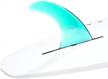 dorsal surf sup fin center fin longboard, surfboard paddleboard - perfect for surfing & stand up paddling! logo
