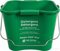 san jamar kp256gn kleen pail commercial logo