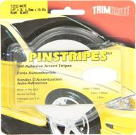 🔳 trimbrite t1210 1/4 inch pin white trim stripe - enhanced for seo logo