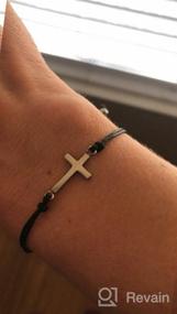 img 7 attached to 🤝 Matching Couple Friendship Bracelets - Me&Hz Pinky Promise Bracelet with Sunflower, Cross, Heart, and Compass Charms - Ideal Gifts for Women, Girls, Mother, Daughter, and Best Friends