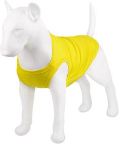 img 2 attached to 🐶 SGQCAR 8-Piece Dog Shirts Pack | Blank Puppy T-Shirt, Colorful Solid Pet Summer Clothes | Breathable Dog Plain Shirts Outfit for Small Medium Dogs Cats L