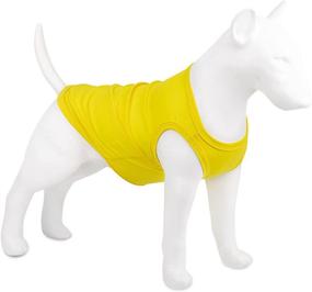 img 1 attached to 🐶 SGQCAR 8-Piece Dog Shirts Pack | Blank Puppy T-Shirt, Colorful Solid Pet Summer Clothes | Breathable Dog Plain Shirts Outfit for Small Medium Dogs Cats L