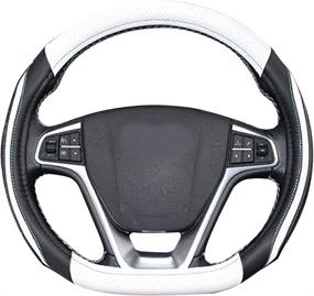 img 2 attached to BuilLLin Cut Steering Wheel Cover Interior Accessories best: Steering Wheels & Accessories