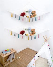 img 2 attached to 🧸 Organize and Beautify Your Kids' Playroom with Mkono Decorative Home Storage