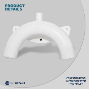 img 1 attached to 🚤 Highly Efficient TMC Marine Vented Loop for Boats and RVs, 1-1/2 inches Hose - Five Oceans FO2422