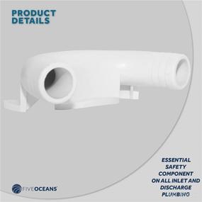 img 2 attached to 🚤 Highly Efficient TMC Marine Vented Loop for Boats and RVs, 1-1/2 inches Hose - Five Oceans FO2422