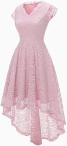 img 3 attached to 👗 Women's Floral Wedding Cocktail Dress - MODECRUSH Women's Clothing