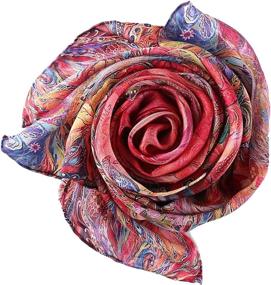 img 3 attached to YangtzeStore Scarf Digitally Printed Floral Women's Accessories - Scarves & Wraps