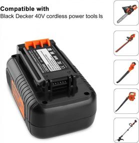 img 3 attached to Energup 3.0Ah 40V MAX Replacement Battery For Black+Decker 40V LBX2040, LBXR36, LBXR2036, LST540 & More