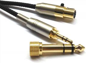 img 2 attached to NewFantasia Replacement Audio Upgrade Cable Compatible With AKG K240, K240S, K240MK II, Q701, K702, K141, K171, K181, K271S, K271 MKII, Pioneer HDJ-2000 Headphones 1.5Meters/4.9Feet
