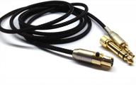 newfantasia replacement audio upgrade cable compatible with akg k240, k240s, k240mk ii, q701, k702, k141, k171, k181, k271s, k271 mkii, pioneer hdj-2000 headphones 1.5meters/4.9feet logo