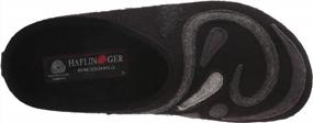 img 2 attached to 👞 Stylish Comfort: Haflinger Unisex Grizzly Harmony Black Slippers - Perfect for Every Season!