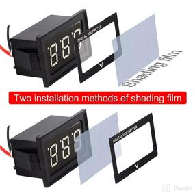 img 2 attached to Waterproof LED Voltmeter with UV Protection for Golf Carts - Monitor Battery Voltage for Club Car, Ezgo, Yamaha (48V, 36V, 72V, 120V)