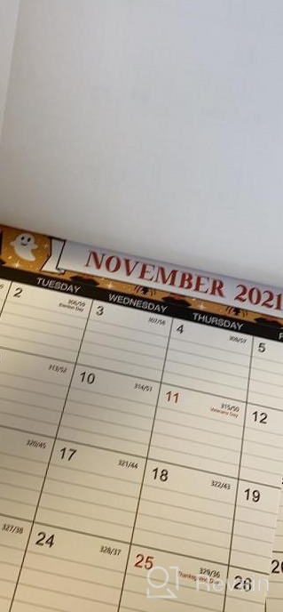 img 1 attached to Stay Organized In 2023 With Our Premium Desk Calendar - 12 Monthly Themes, Large Ruled Blocks & Durable Corner Protectors review by Chris Prix