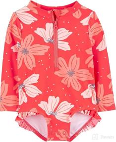 img 3 attached to Simple Joys Carters Assorted Rashguard Apparel & Accessories Baby Boys better for Clothing