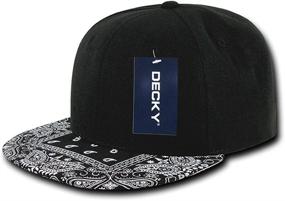 img 2 attached to DECKY Bandanna Snapback Black Navy Dogs at Apparel & Accessories