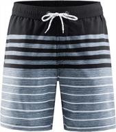aptro men's 4 way stretch swim trunks with quick dry technology - 7" swim shorts ideal for beach and pool logo