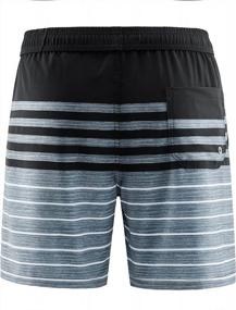 img 3 attached to APTRO Men'S 4 Way Stretch Swim Trunks With Quick Dry Technology - 7" Swim Shorts Ideal For Beach And Pool