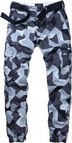 img 3 attached to Men'S Twill Jogger Pants - Match Your Style & Comfort