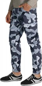 img 4 attached to Men'S Twill Jogger Pants - Match Your Style & Comfort