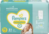 lumi pampers newborn diapers jumbo logo