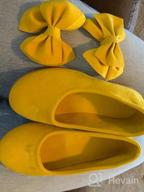 img 1 attached to Vokamara Suede Round Ballet X Yellow 👧 Girls' Shoes: Stylish and Comfortable Flats for Trendy Kids review by Christine Gatlin
