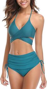 img 1 attached to SHEKINI Womens Swinsuits Bandage Bottoms Women's Clothing ~ Swimsuits & Cover Ups