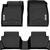 🚗 oedro all weather floor mats liner, black tpe, fit for 2018-2021 ford ecosport (us model only), full set for 1st and 2nd row: front &amp; rear логотип